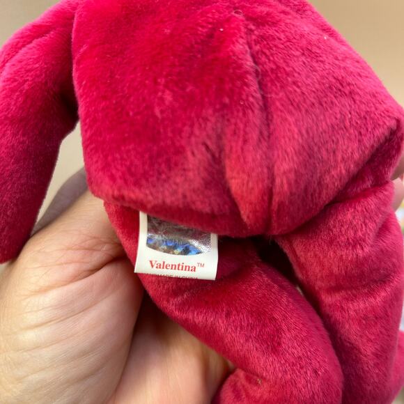 Lot of 6 Beanie Babies Rainbow Iguana Valentina Cheery The End Rescue Stretchy - Picture 6 of 11